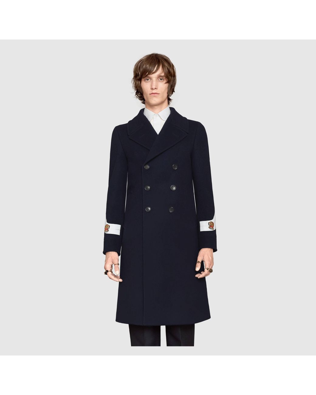 Gucci Wool Cashmere Jacket in Blue for Men | Lyst UK Gucci Wool Cashmere Jacket in Blue for Men | Lyst UK
